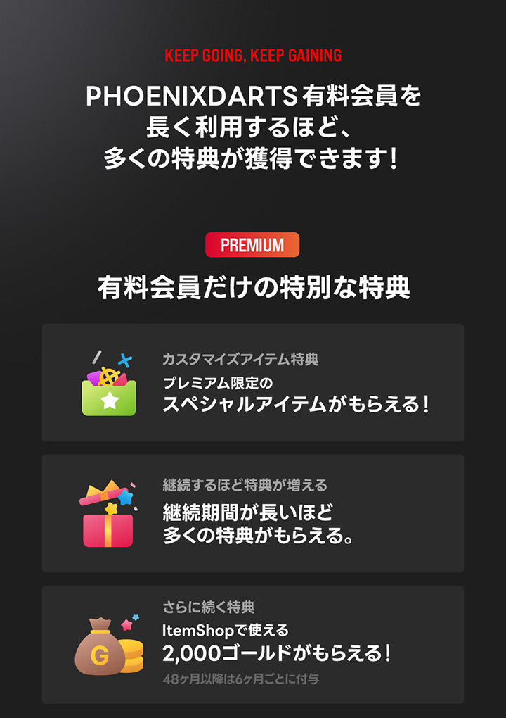 有料会員 プレミアムメンバーシップ