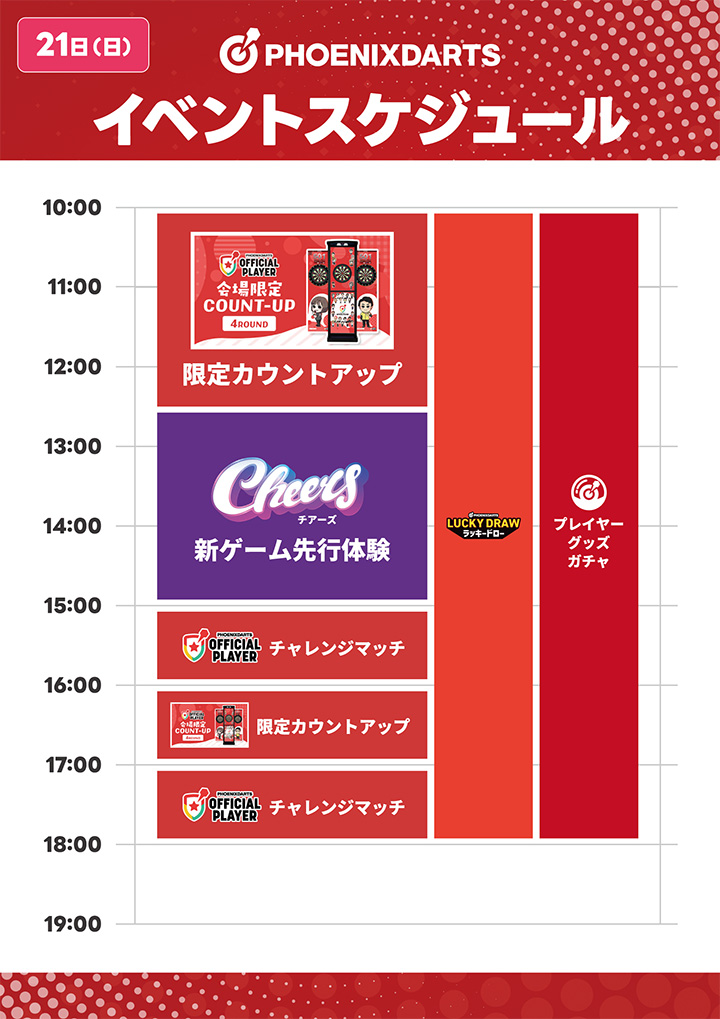 タイムスケジュール【日曜日】