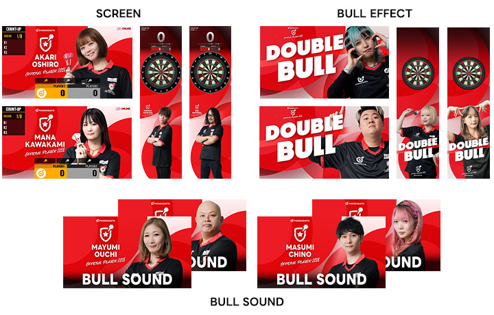 PHOENIXDARTSオフィシャルプレイヤーのアイテムやグッズが2026年4月1日(水)登場！