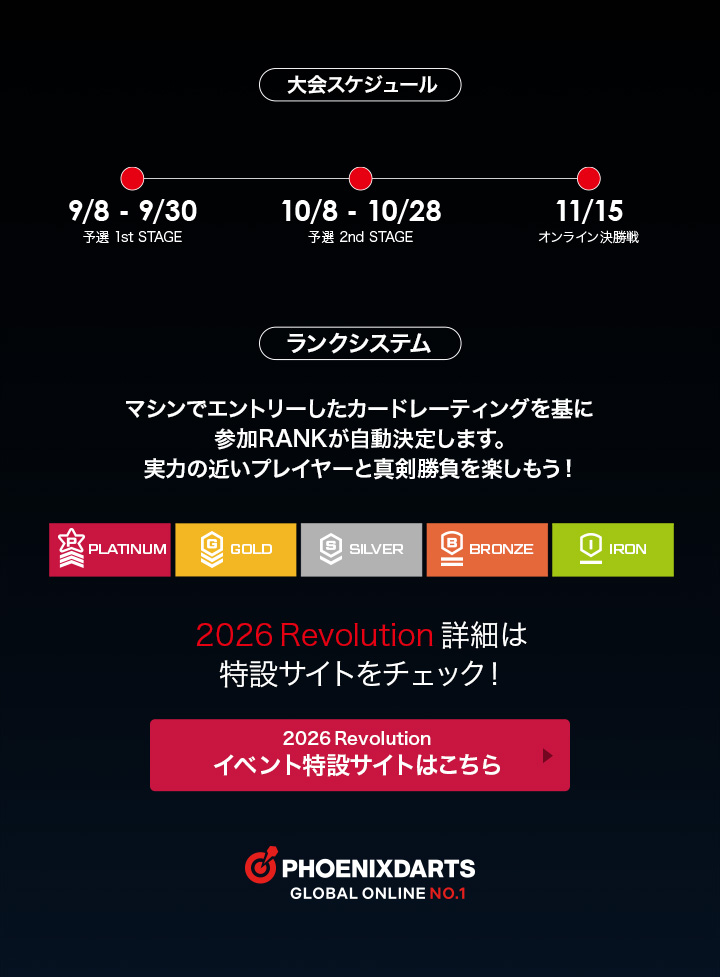 公式オンライン対戦イベント「Revolution 2026」イベント特設サイトオープン！